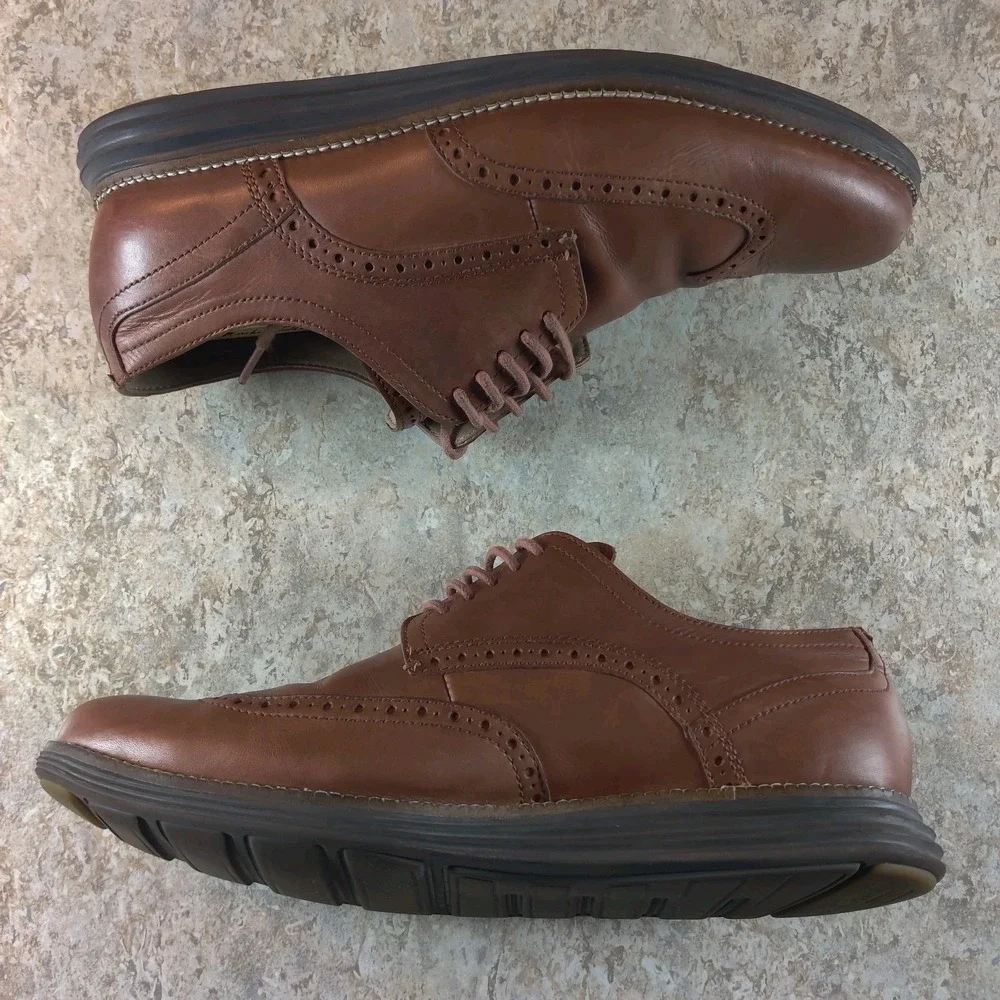 Cole Haan Men's Grand Shortwing Oxford Woodbury Java C26472 US 11.5 W